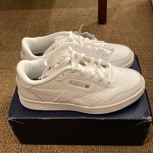 Women’s Reebok Club MEMT White Sneakers [NWT]